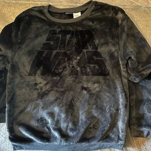 Star Wars Smokey Gray Fleece Sweatshirt Size L (11–13)